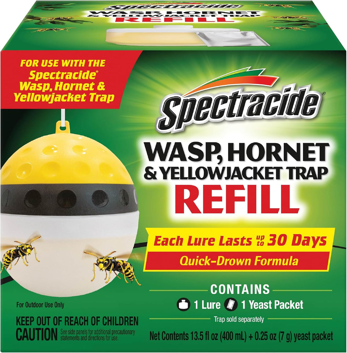 Spectracide Wasp, Hornet & Yellowjacket Trap, 1 Count
