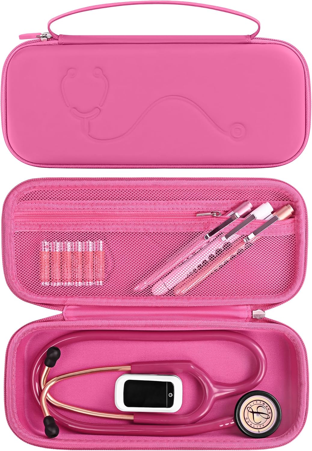 Stethoscope Case for 3M Littmann Classic III & Lightweight II S.E, Pink