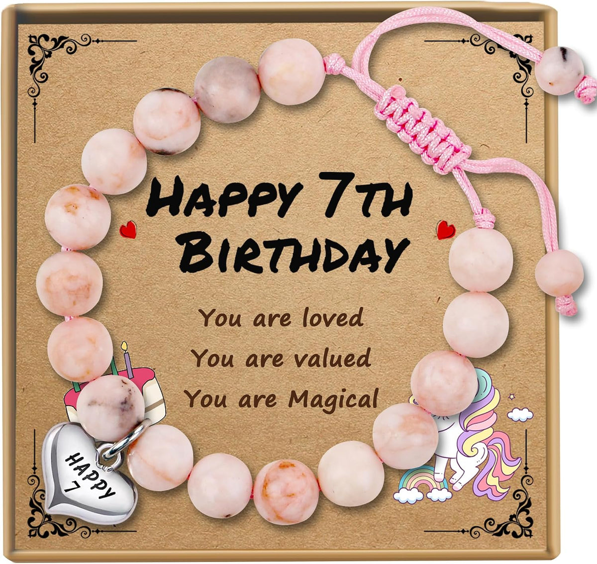 Sereney Birthday Gifts for Girls, 1-16 Year Old Girl Birthday Bracelet Gift