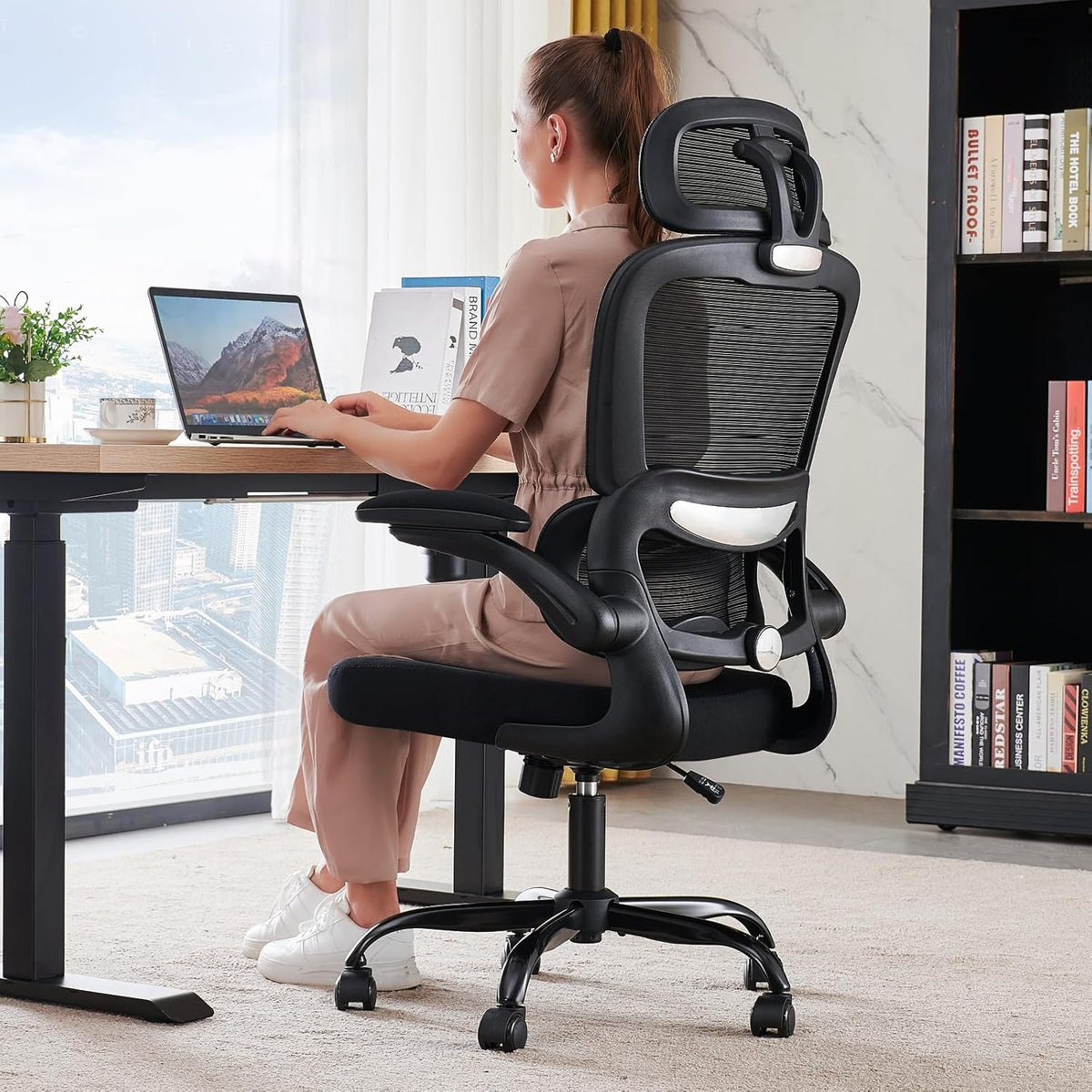 TRALT Office Chair Ergonomic Desk Chair - Gaming Chair with Lumbar Support