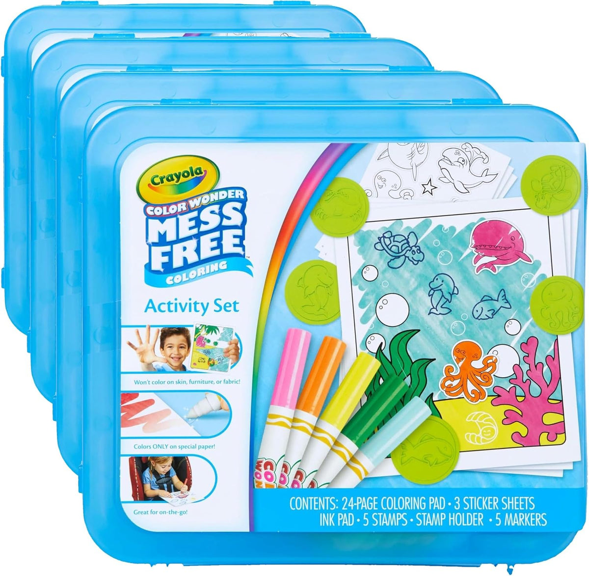 Crayola Color Wonder Mess Free Coloring Activity Set (30+ Pcs)