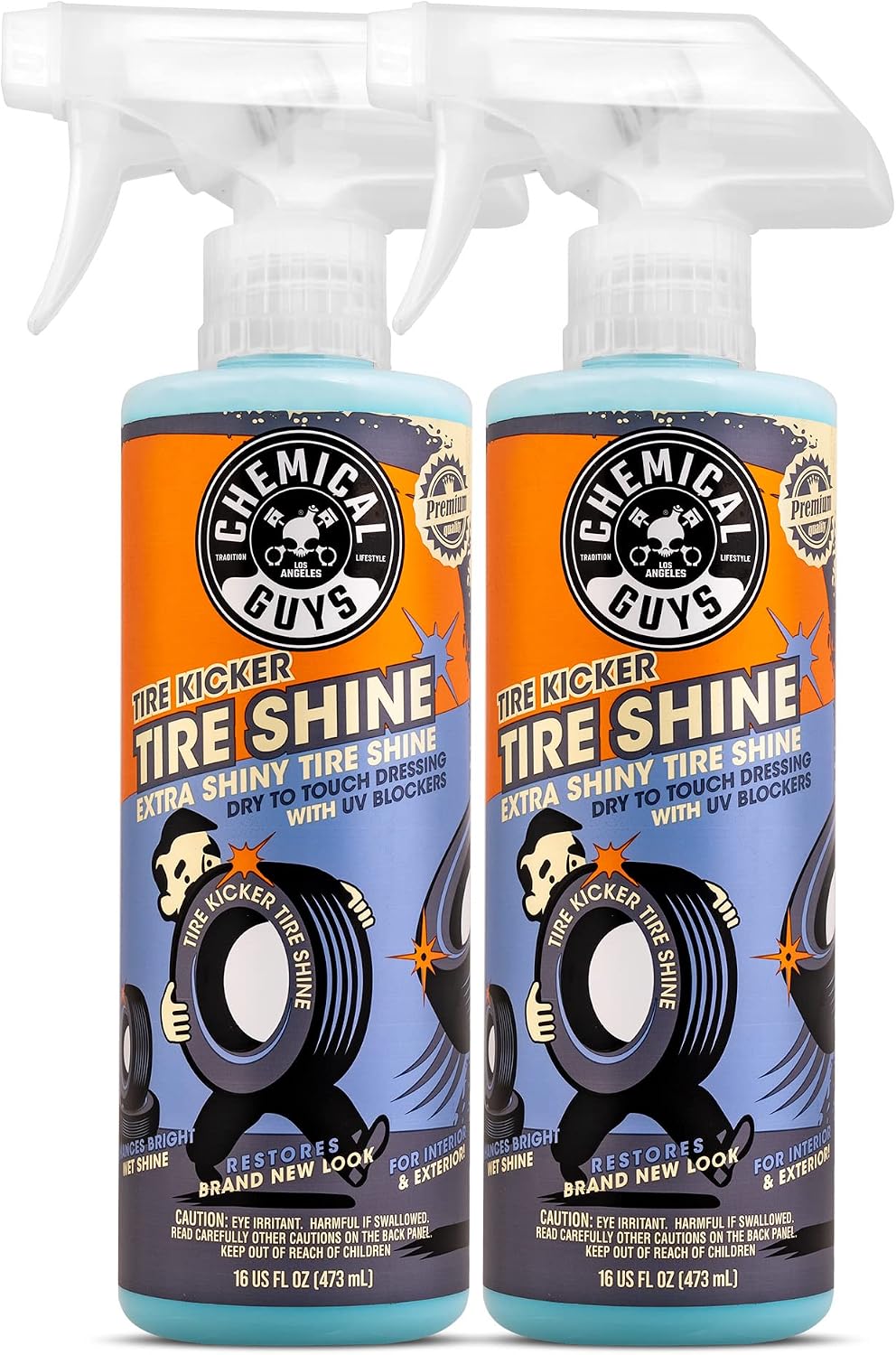 Chemical Guys, Tire Kicker Extra Glossy Tire Shine for Rubber & Trim, 16 oz