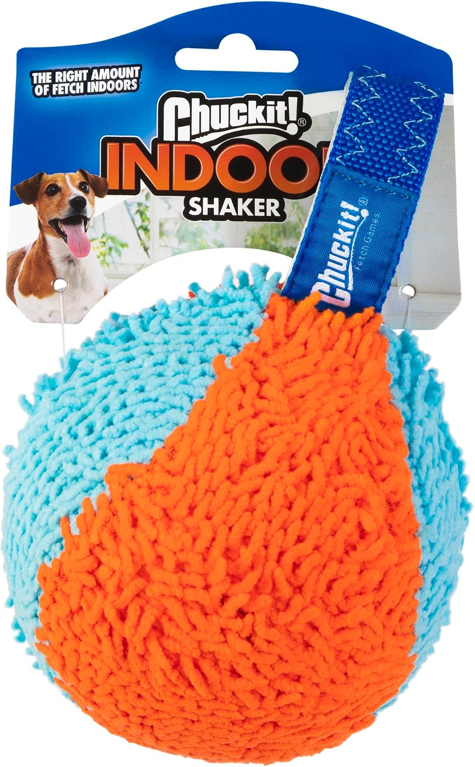 Chuckit! Indoor Fetch Roller Toy for Dogs - Interactive Dog Toys for Boredom, Orange and Blue