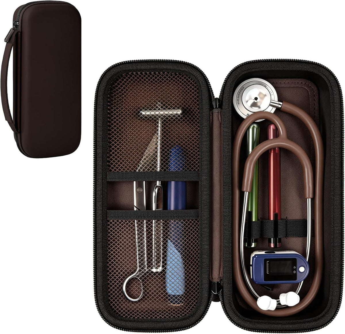 Stethoscope Case for 3M Littmann Classic III/Cardiology IV,Blackflower