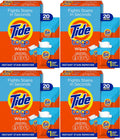 Tide To Go Stain Remover Wipes for Clothes, Instant Laundry Travel Stain & Spot Remover, 3 Pack, (30 Wipes Total)
