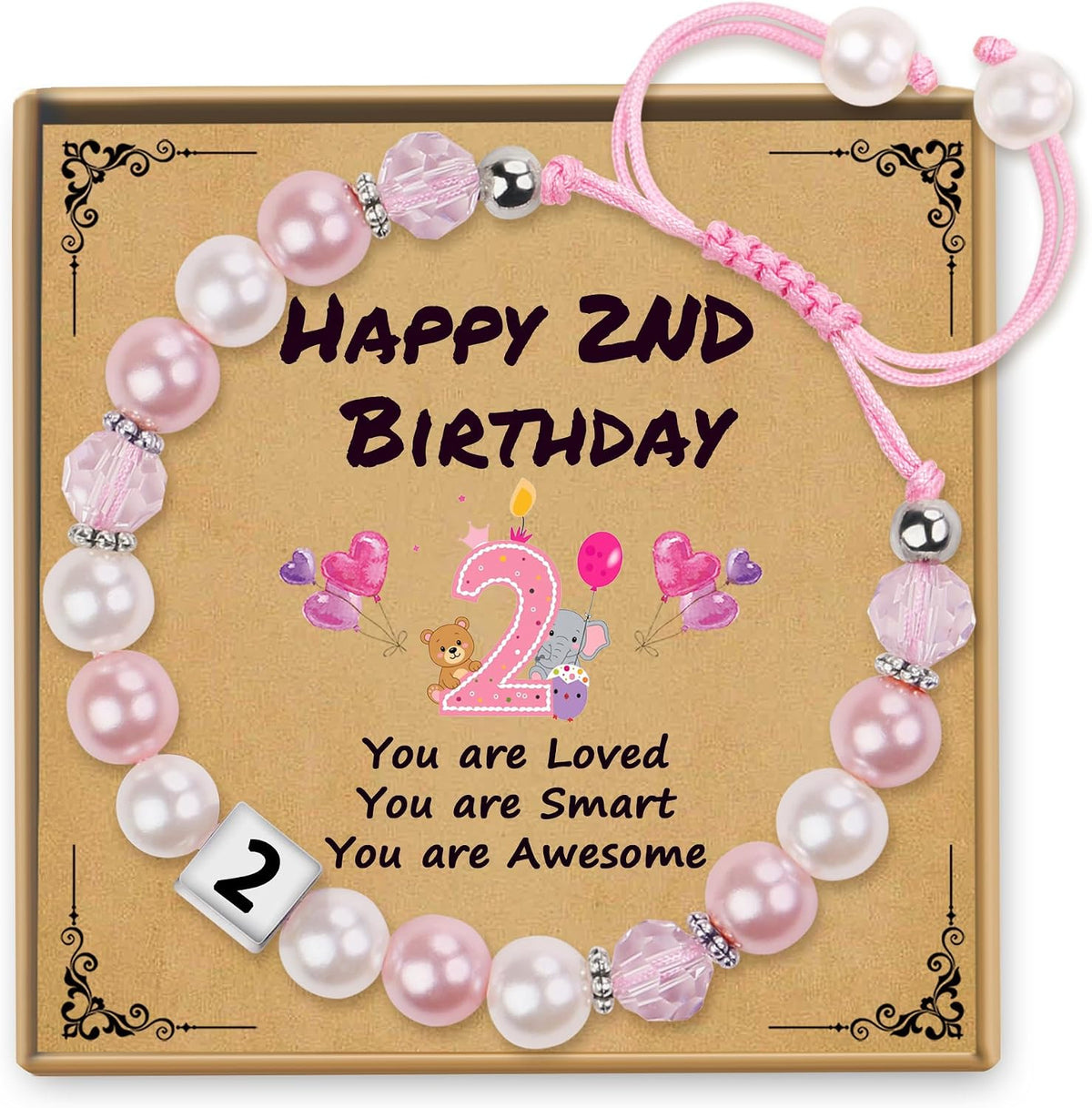 Sereney Birthday Gifts for Girls, 1-16 Year Old Girl Birthday Bracelet Gift