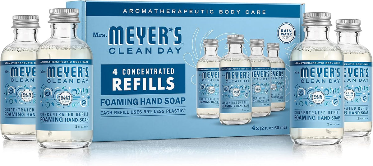 MRS. MEYER'S CLEAN DAY Foaming Hand Soap, Rainwater Scent, 10 fl oz