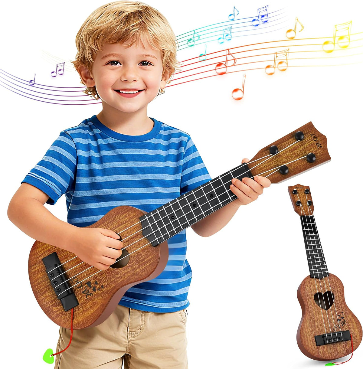 YEZI Kids Toy Classical Ukulele Guitar Musical Instrument for Kids