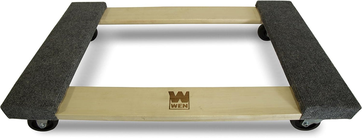 WEN 1320 lbs. Capacity 18 in. x 30 in. Hardwood Furniture Moving Dolly, Two Pack