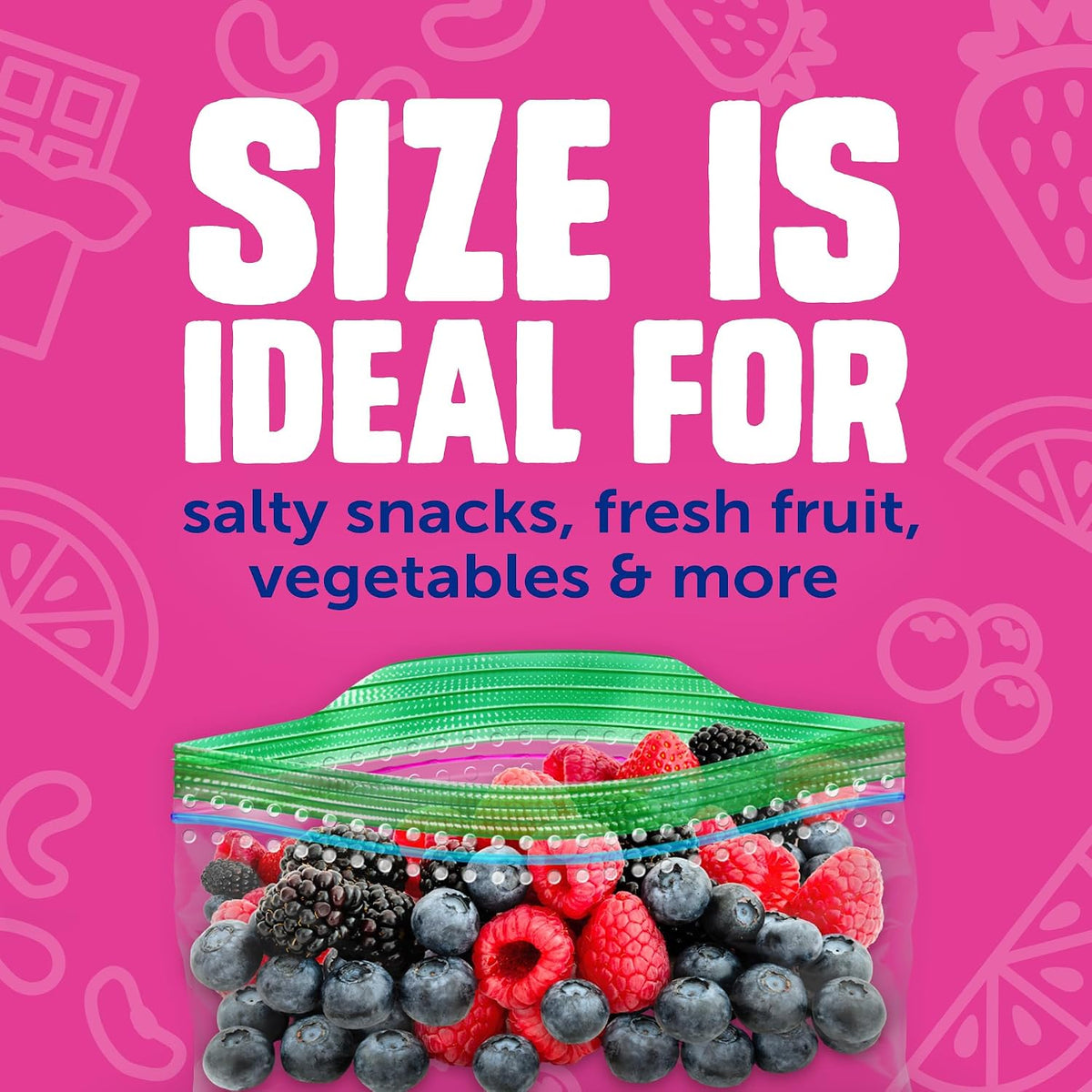 Ziploc Snack Bags, Food Storage, Easy Open & Close, 280 Count