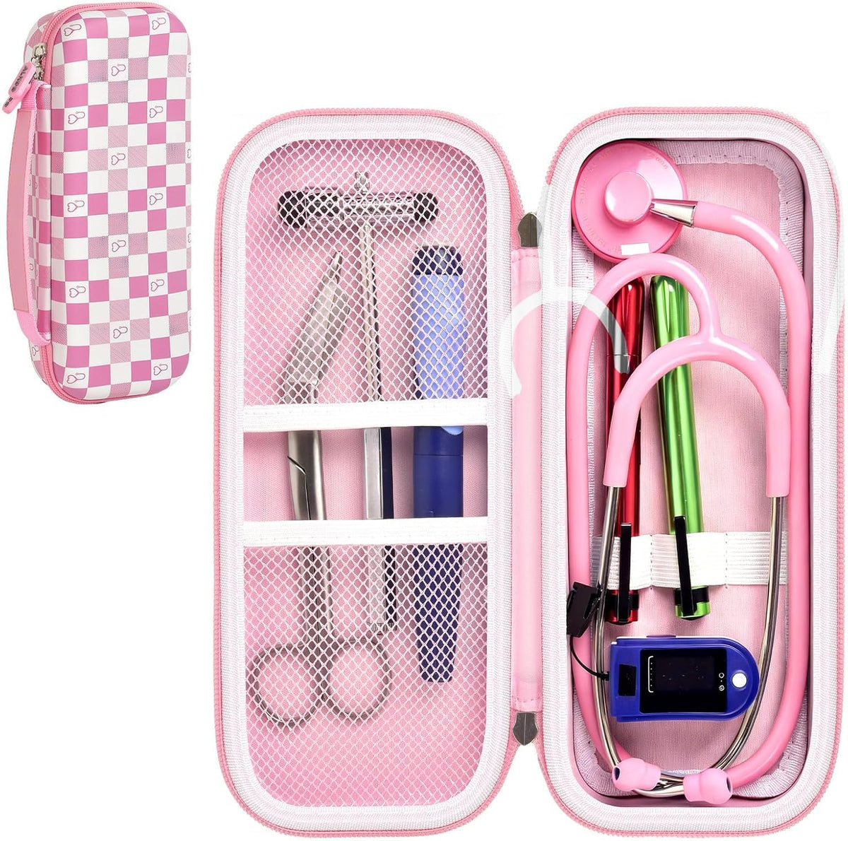 Stethoscope Case for 3M Littmann Classic III/Cardiology IV,Blackflower