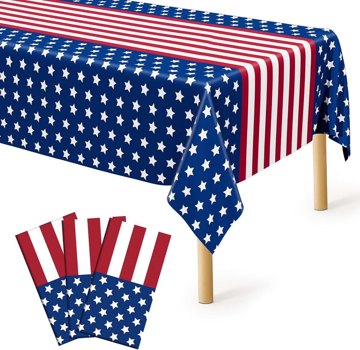 4Pack Black and Gold Tablecloths for Events, 54" x 108" Plastic Table Cloth Disposable for Rectangle Tables, Waterproof Table Cloth Cover for New Years Eve Decorations Holiday Birthday Wedding Dining