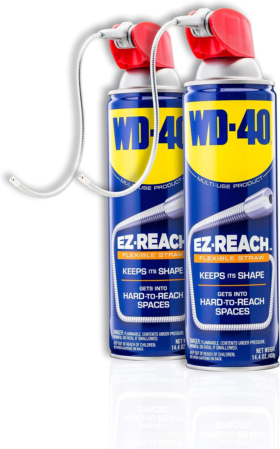 WD-40 Classic Product, Multi-Use Product, Smart Straw, 14.4 OZ [2-Pack]