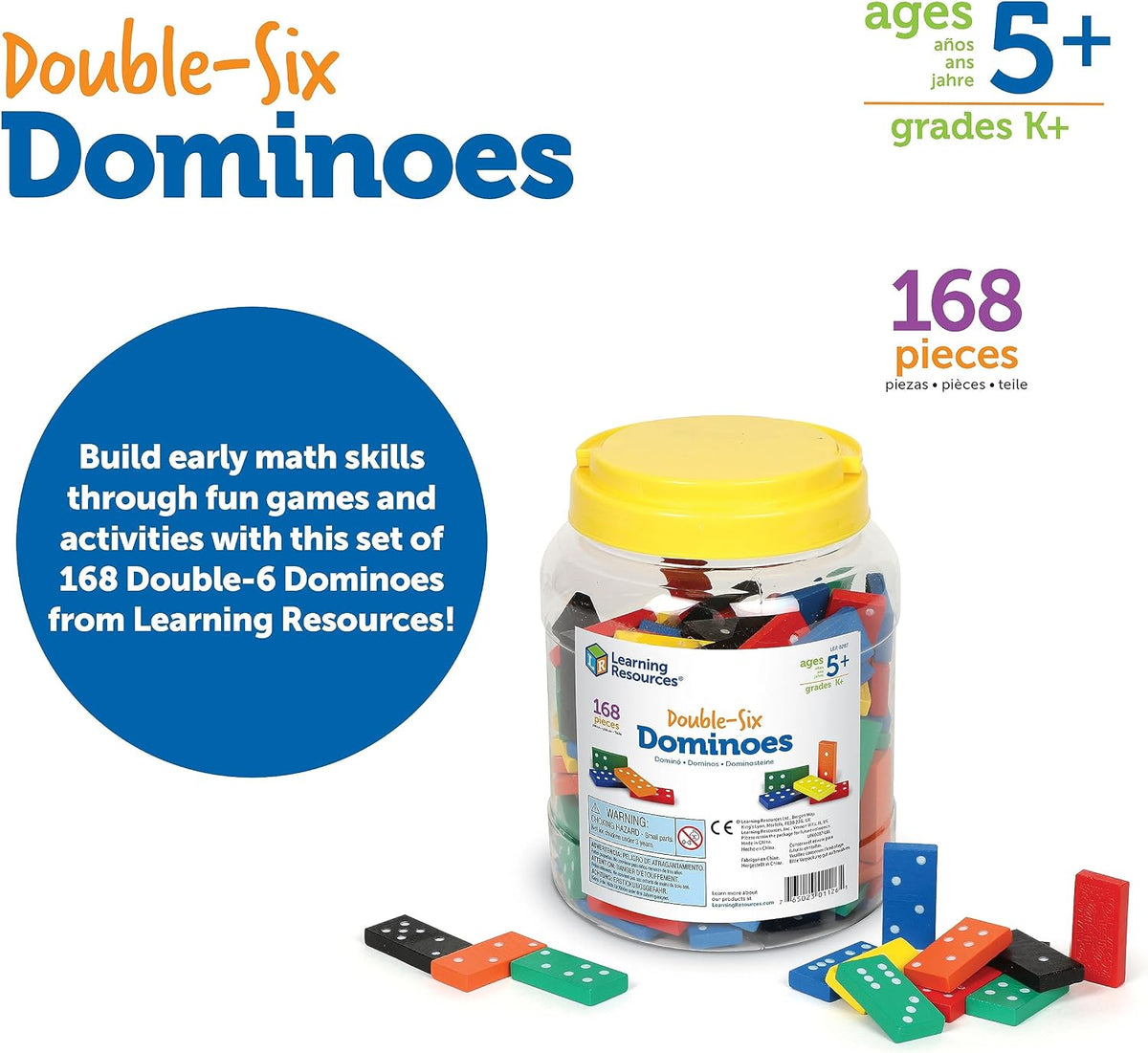 Learning Resources Double-Six Dominoes