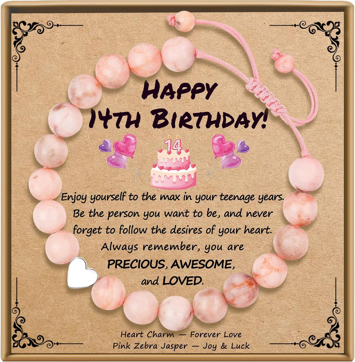 Sereney Birthday Gifts for Girls, 1-16 Year Old Girl Birthday Bracelet Gift