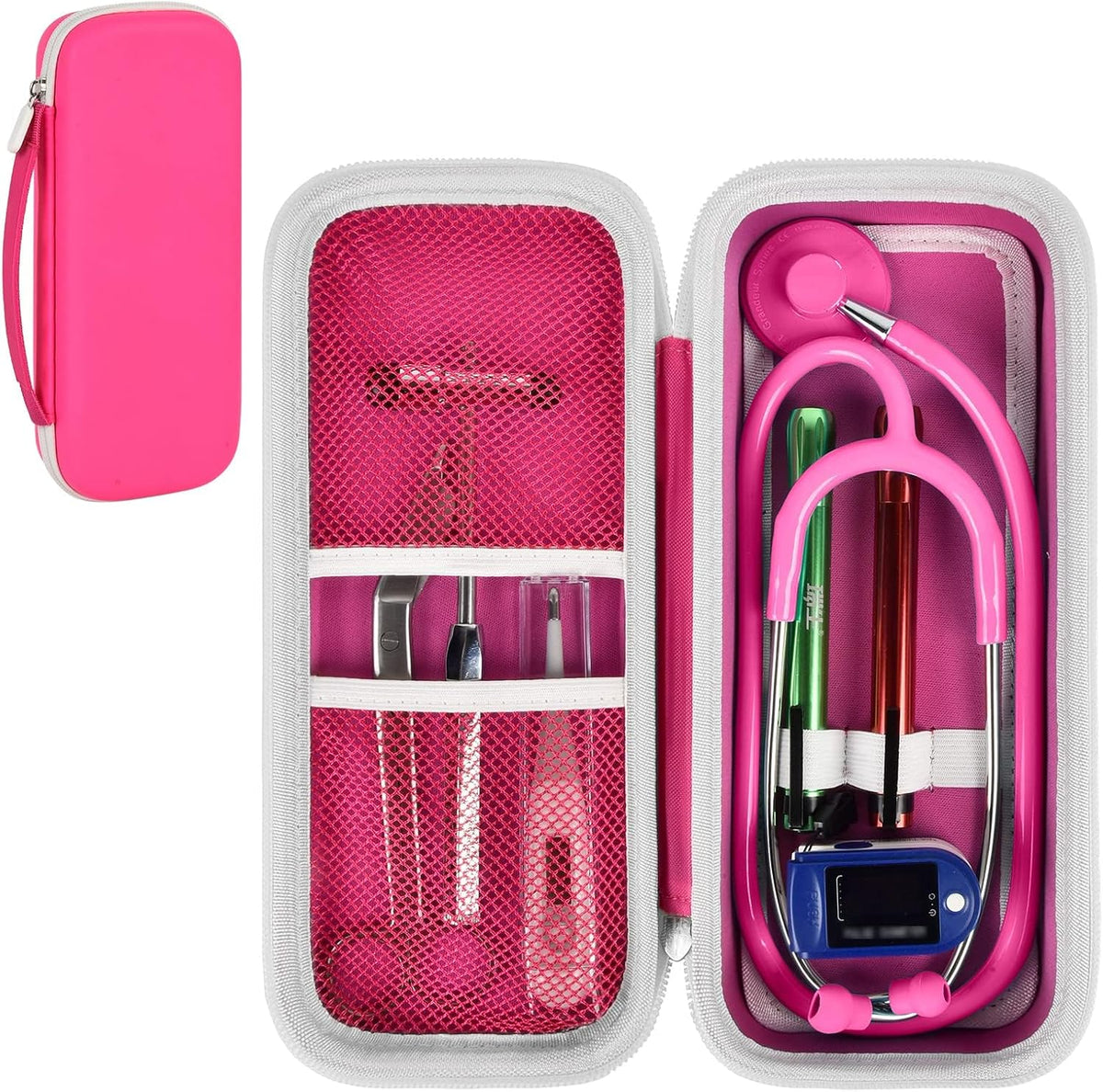 Stethoscope Case for 3M Littmann Classic III/Cardiology IV,Blackflower