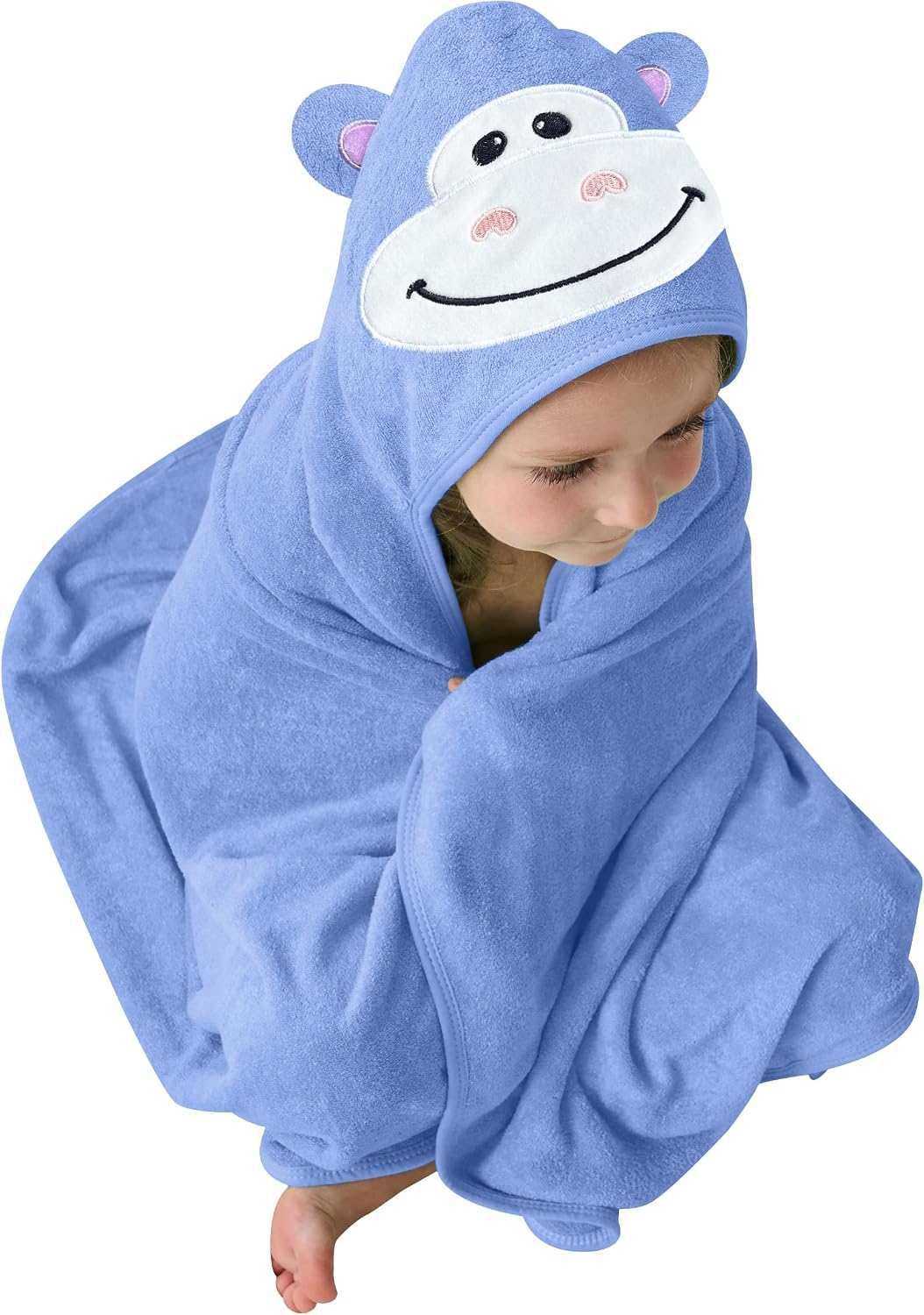 HIPHOP PANDA Ultra Soft Hooded Baby Towel - 2-Layer Thick 500GSM Absorbent