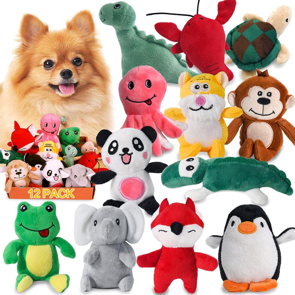 LEGEND SANDY Tough Dog Toys, Stuffed Chew Large Dog Toys to Keep Them Busy, Interactive Squeaky Tug of War Doggie Toy, Crinkle Blue Octopus | Interactive Tug of War Puppy Toys, Crinkle Stuffed Octopus for Small Medium and Large Breeds, Birthday Gift for P
