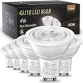 TJOY GU10 LED Bulbs, MR16 Track Light Bulbs, 4W 5000K Daylight, 6 Pack