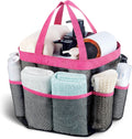 Mesh Shower Caddy Portable - 9 Pockets, Shower Bag for Dorm Room Camping