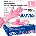 Supmedic Medical Nitrile Exam Gloves, Latex & Powder-Free Disposable 100 Ct