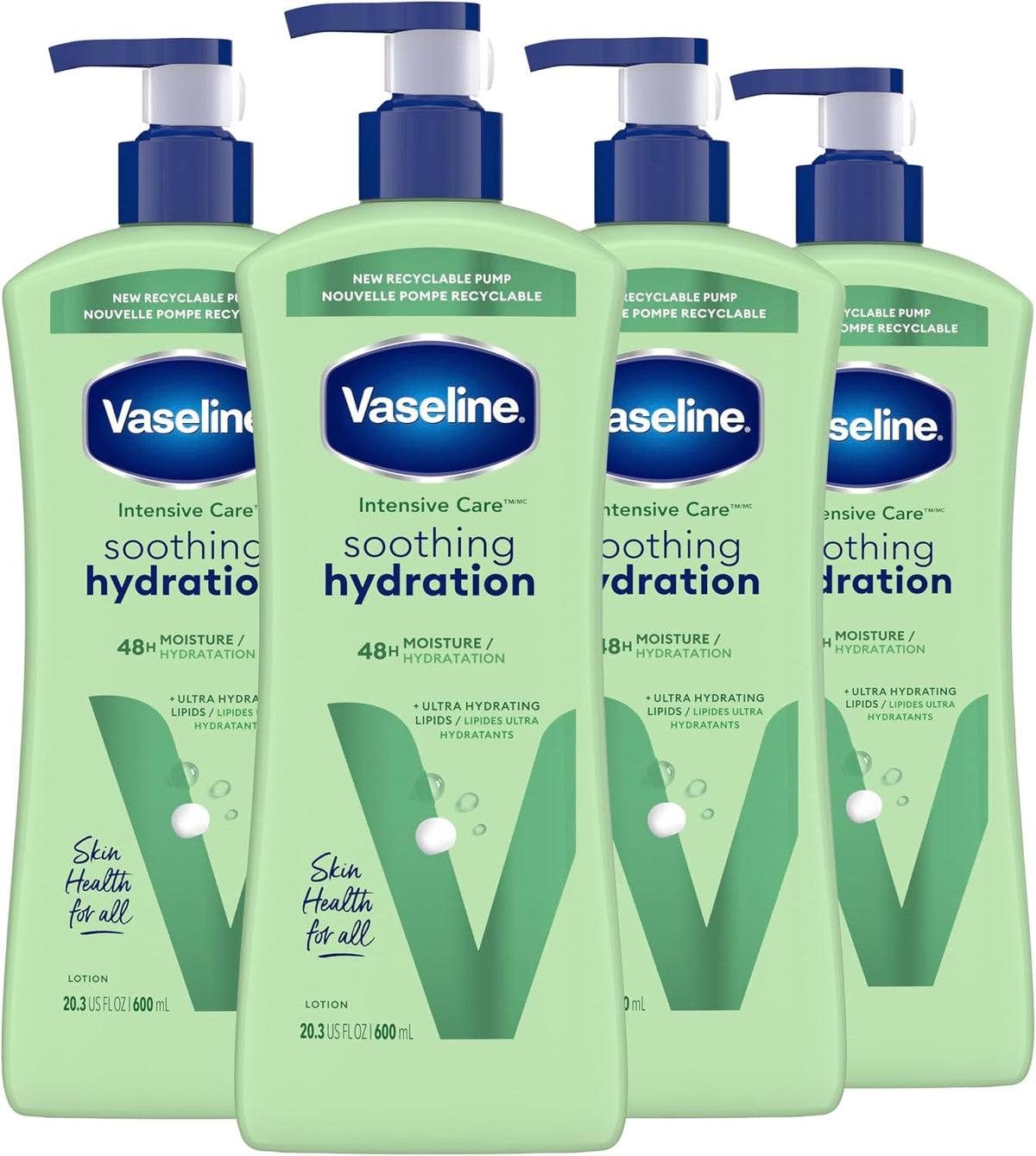 Vaseline Soothing Hydration Body Lotion with Aloe Vera Extract 20.3oz 3ct
