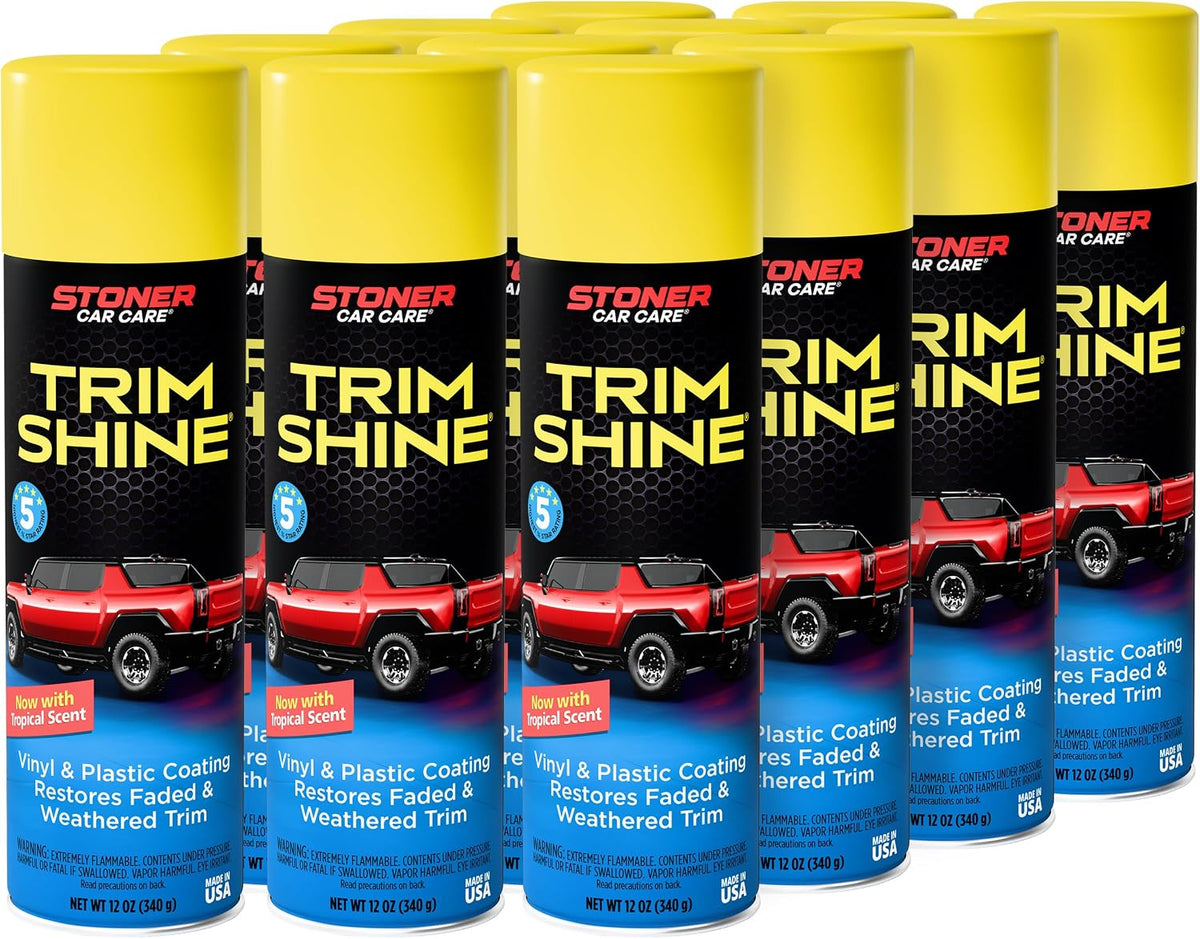 Stoner Car Care Trim Shine Black Trim & Plastic Restorer, 12 oz