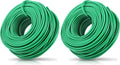 YDSL 100 Feet Soft Tie for Plants, Green Twist Garden Ties Gardening Supplies for Supporting Climbing Plants, Tomatoes, Vegetables, (Diameter - 2.5MM)