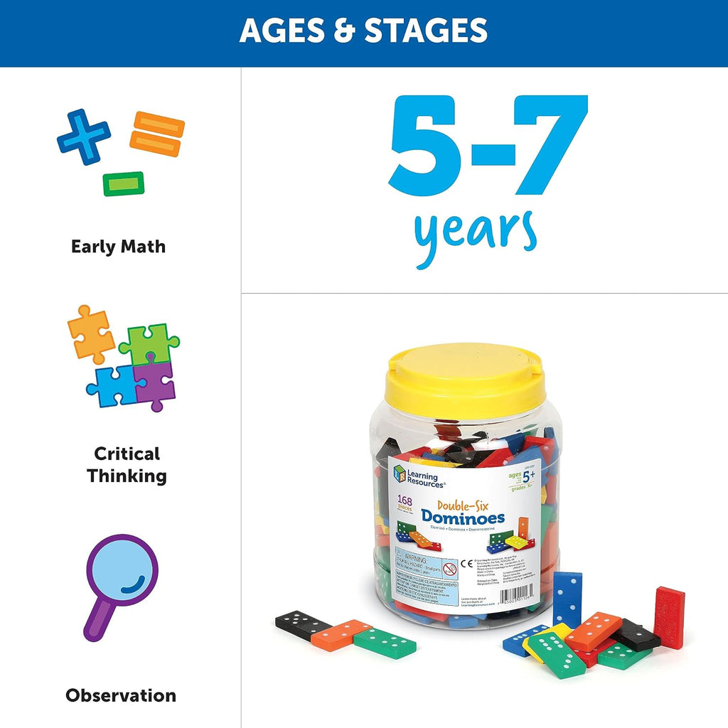 Learning Resources Double-Six Dominoes
