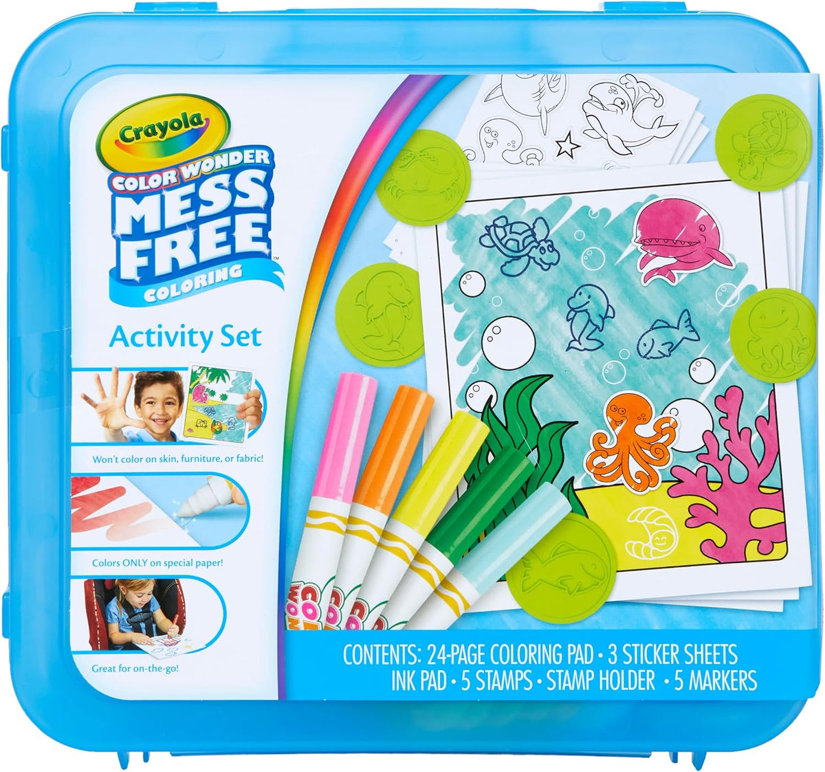 Crayola Color Wonder Mess Free Coloring Activity Set (30+ Pcs)