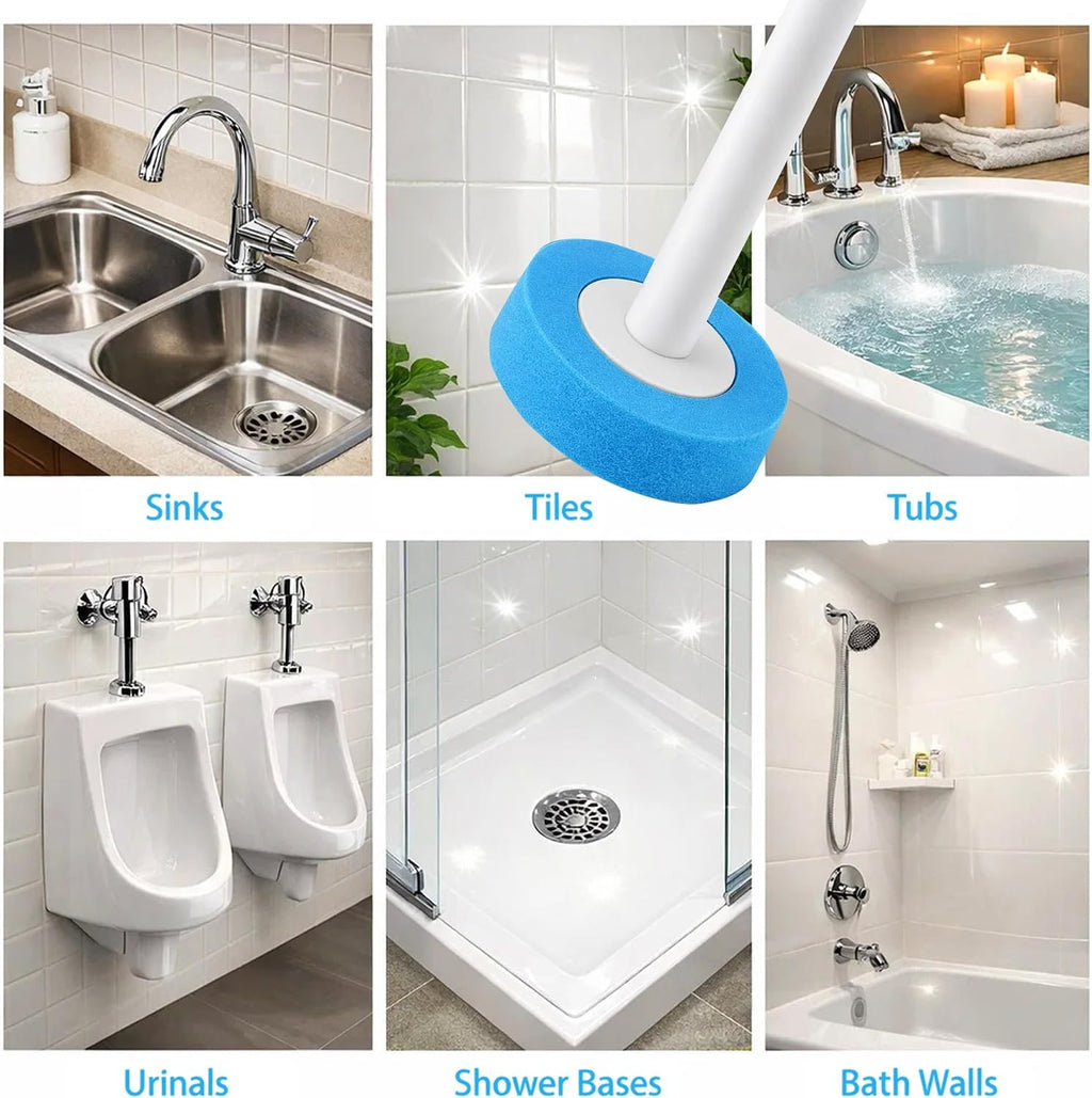 CiLoN Disposable Toilet Brush, Toilet Wand Cleaning System, Bowl Scrubber