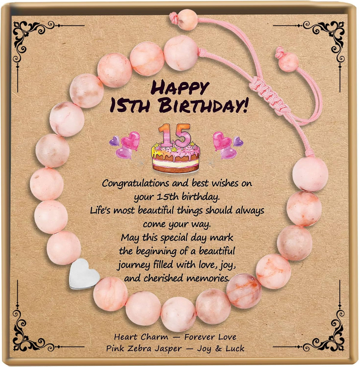 Sereney Birthday Gifts for Girls, 1-16 Year Old Girl Birthday Bracelet Gift