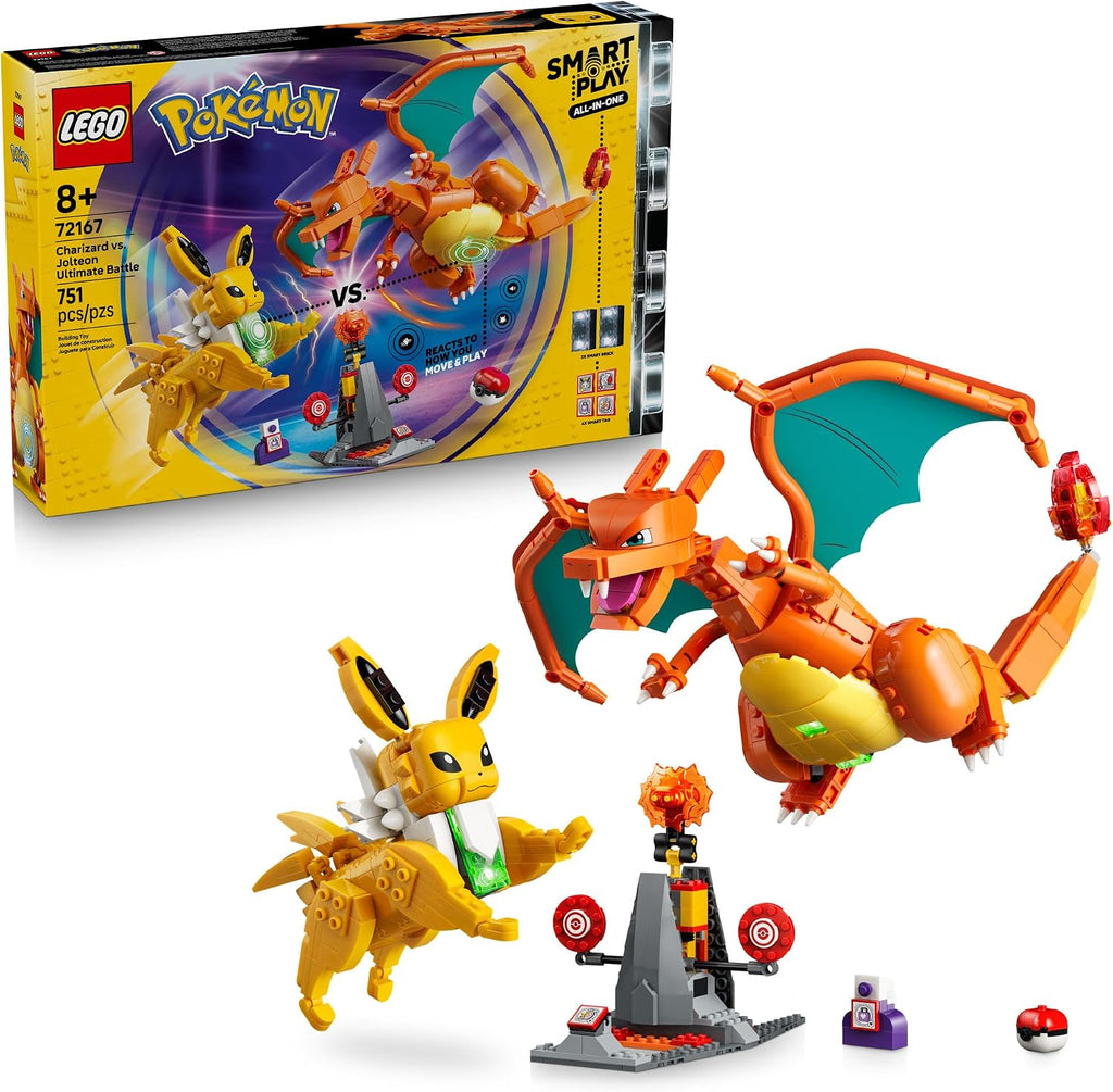 LEGO Pokémon SMART Play: Charizard vs. Jolteon Ultimate Battle 72167