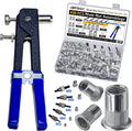 ASKWAY Pressure Rivet Nut Tool Kit, 430Pcs Metric Rivet Nut Combination