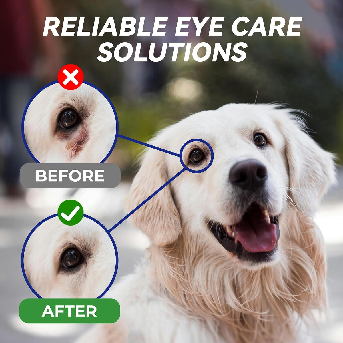 Wellix Pet Eye Drops for Dog & Cat, Non-Irritating Taurine Dog Eye Drop