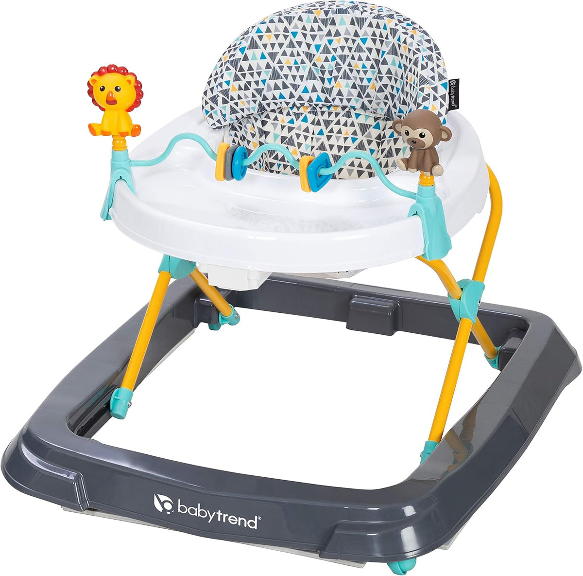 Smart Steps Trend Activity Walker and Entertainer with Removeable Toys, Large Tray, Cup Holder, Adjustable Height and Flat Fold Frame for Storage, Ages 6 Months +, Space Walk Navy