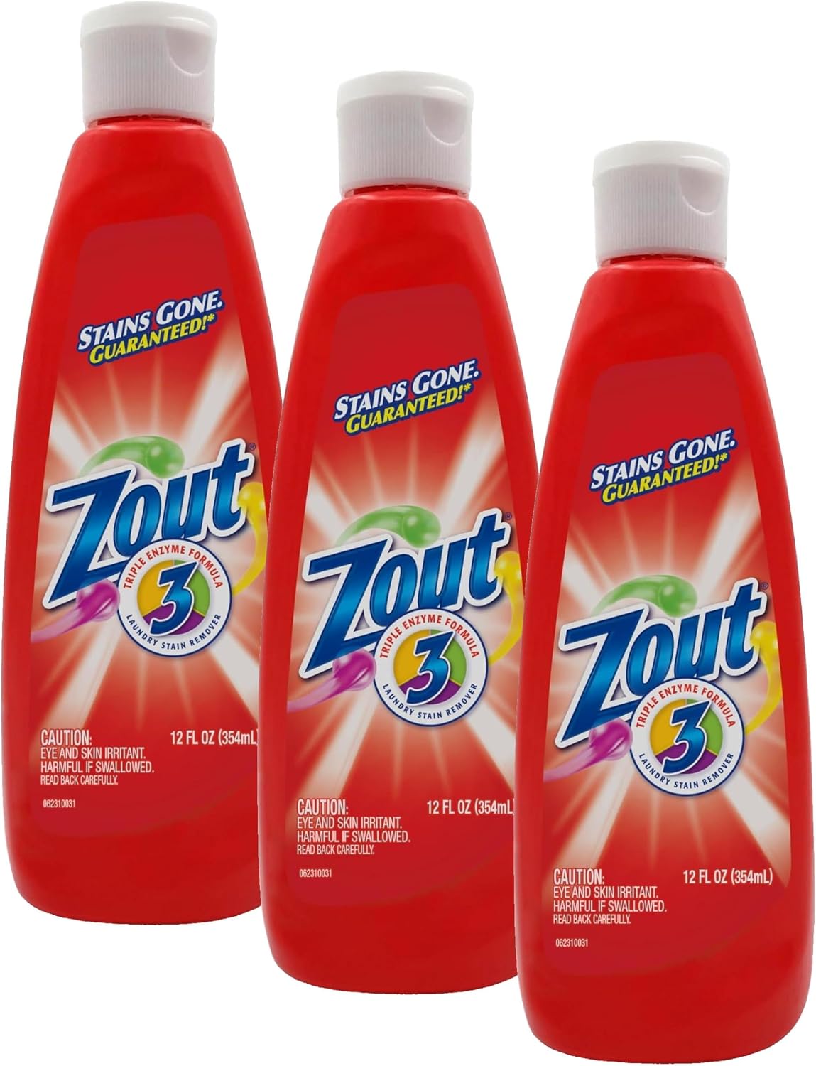 Zout Laundry Stain Remover, Blood, Grass, Sauces & Oil Stains, 12 oz