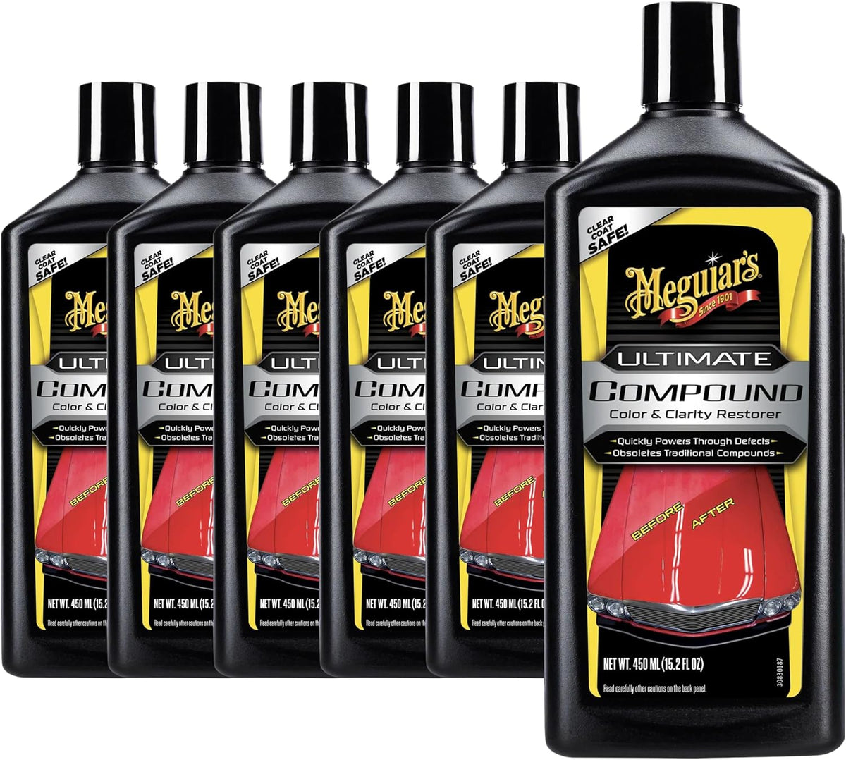 Meguiar's Ultimate Compound, Pro-Grade Car Scratch Remover, 15.2 Oz