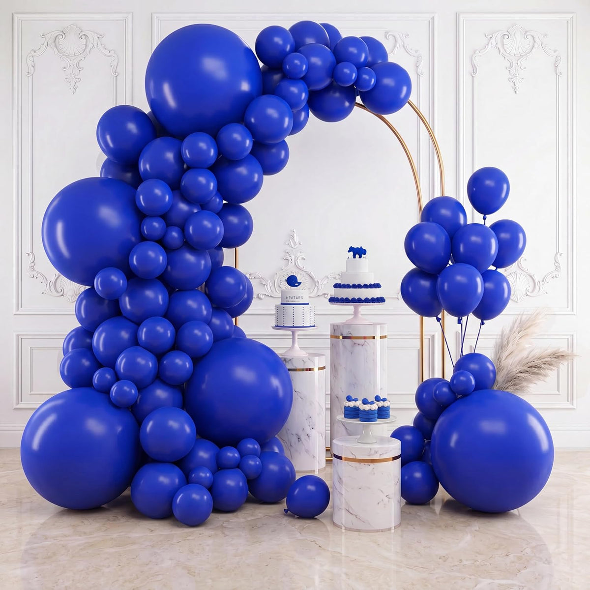 RUBFAC Balloons Black Balloon Arch for Black Birthday Decorations 154pcs