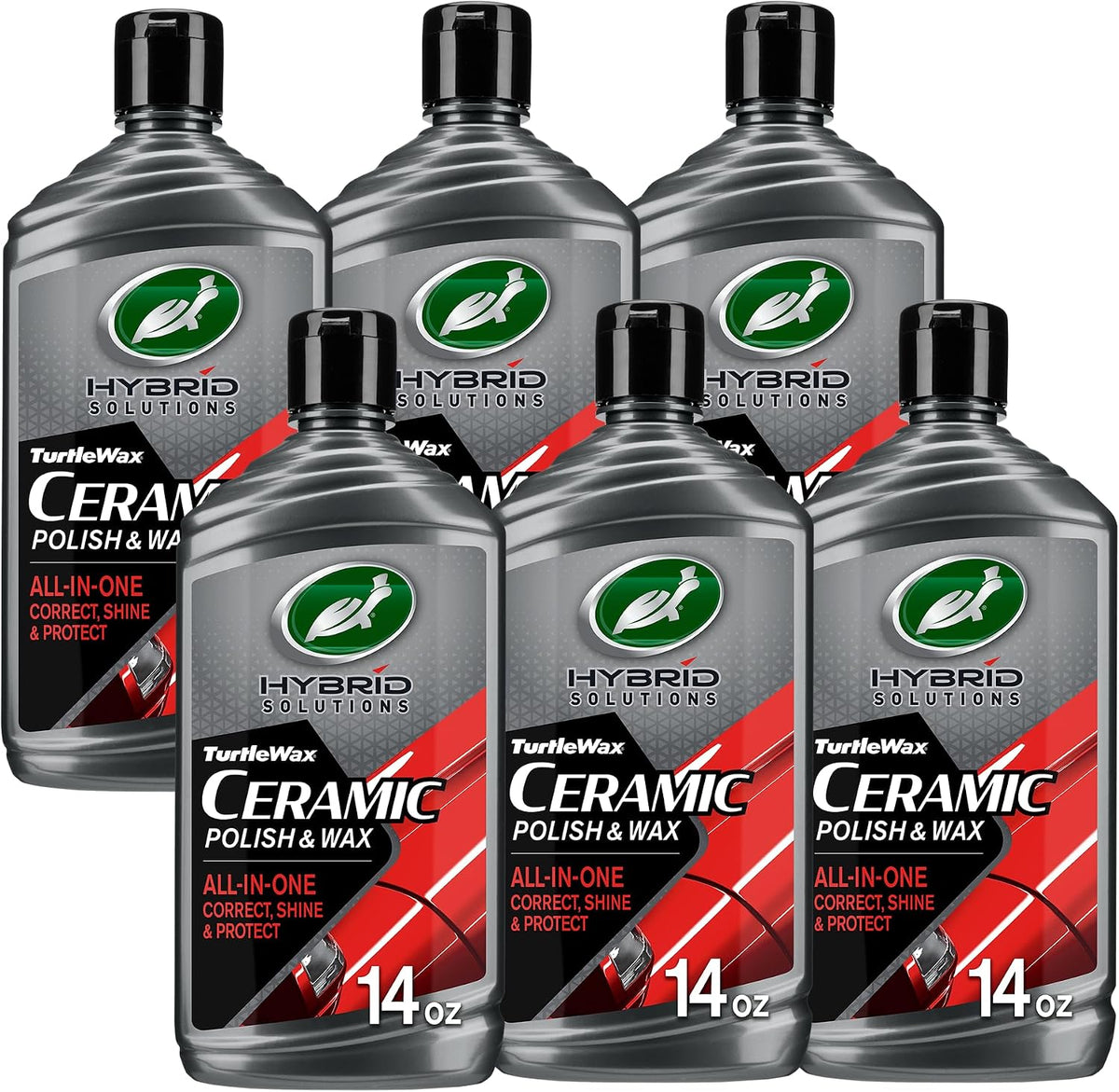 Turtle Wax Hybrid Solutions Ceramic Car Polish and Wax, 14 oz. (Pack of 1)