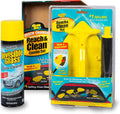 Invisible Glass 99031 Reach & Clean Glass Windshield Cleaner Tool Combo Kit With Premium Aerosol Glass Cleaner, Extendable Handle, (2) Reusable Quick Change Microfibers, and Storage Bag