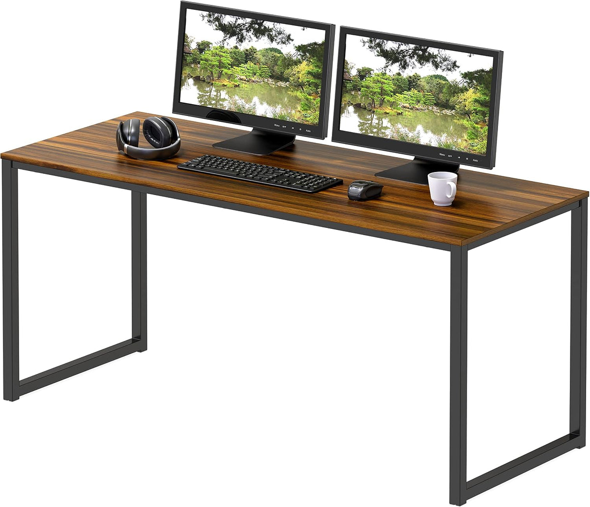 SHW Mission 40-Inch Home Office Computer Desk, Black