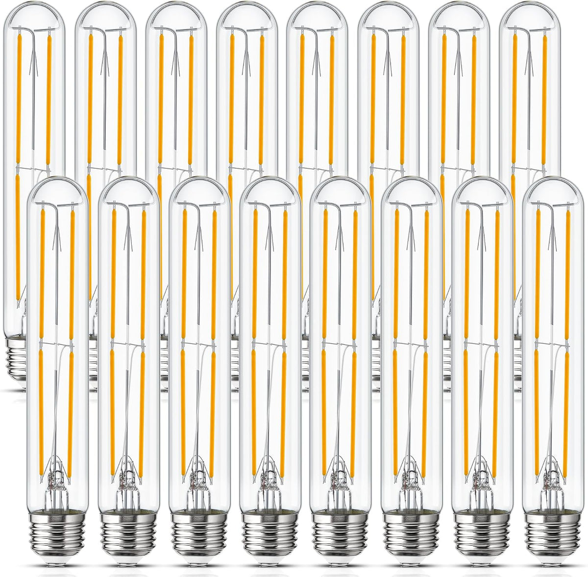 Tubular Light Bulb 7.3 Inch Dimmable T10 LED Bulb E26 6W 60 Watts