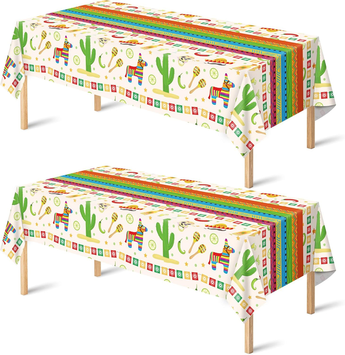OHOME Soccer Party Decorations - 2 PCS Soccer Tablecloth | 2026 World Soccer Cup Merchandise Birthday Party Decorations - Soccer Party Favors Accessories Supplies for Indoor Outdoor Decor