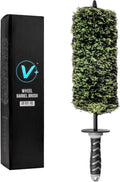 VIKING V+ Wheel Barrel Brush for Deep Wheel Cleaning, 17 Inch Length