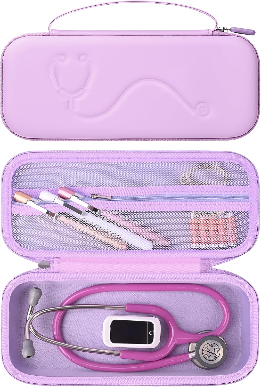 Stethoscope Case for 3M Littmann Classic III & Lightweight II S.E, Pink