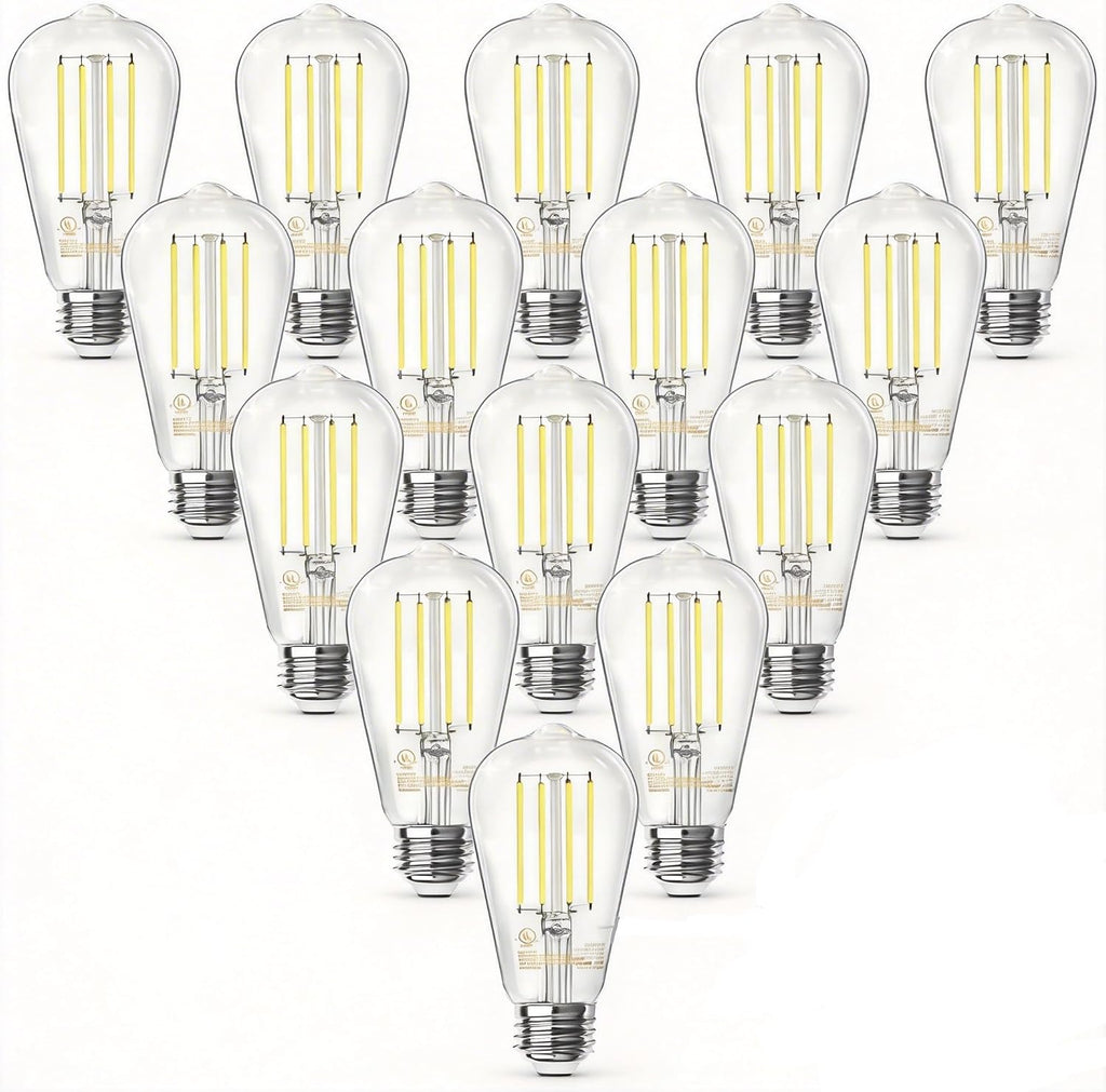 TJOY LED Edison Light Bulbs, E26 Dimmable Vintage Bulb, 8W = 60W Equivalent
