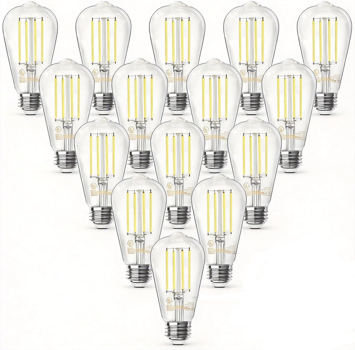 TJOY LED Edison Light Bulbs, E26 Dimmable Vintage Bulb, 8W = 60W Equivalent