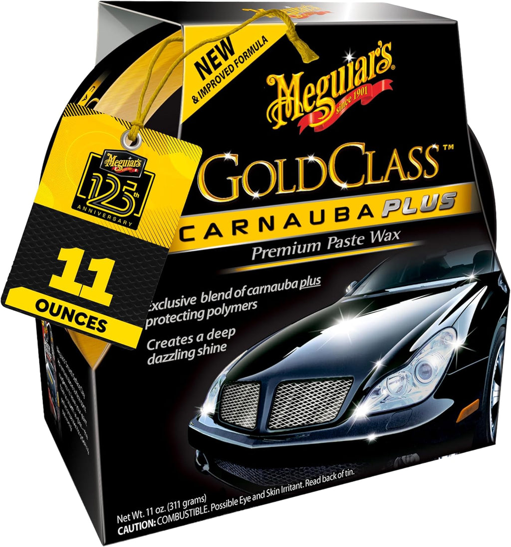 Meguiar's Gold Class Carnauba Plus Premium Paste Wax, 11 Oz