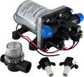 RV Water Pump 4008-101-A65/E65 12V at 3.0 GPM with strainer